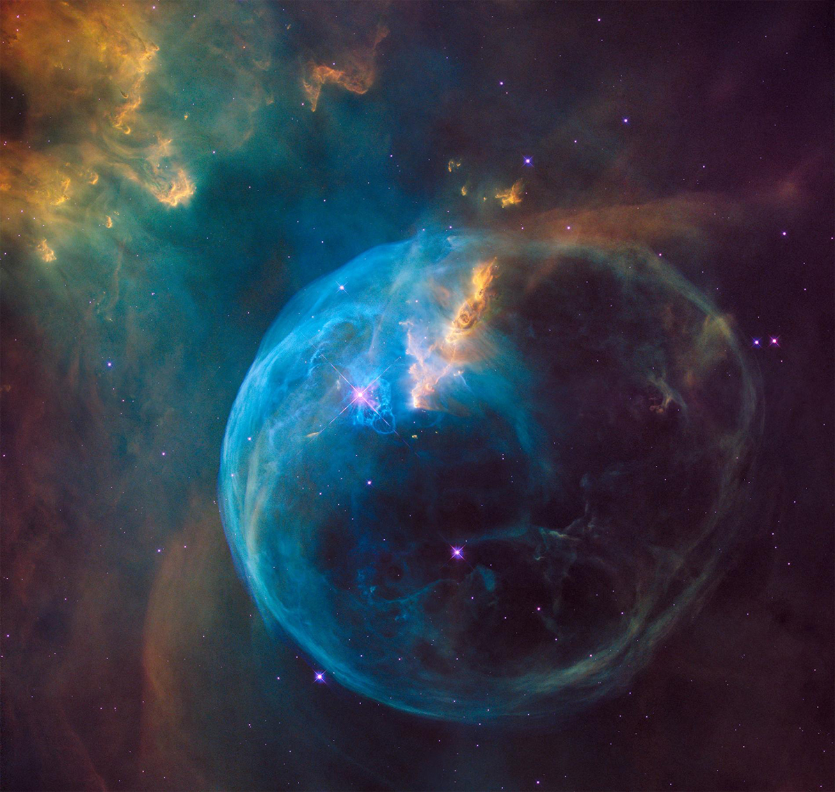 “Hubble” festeggia i suoi 26 anni e ci regala una “bolla di sapone”