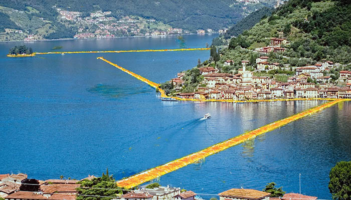 “The Floating Piers”: l’opera dell’artista Christo