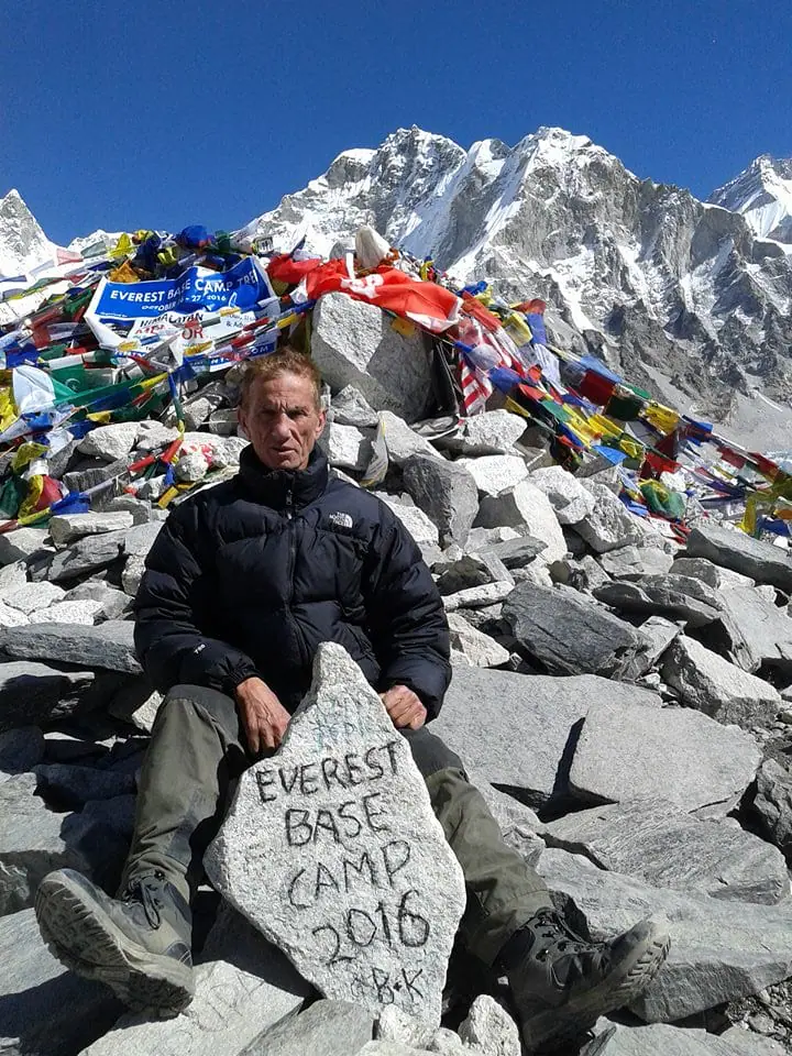 Franco Della Ducata e la sua esperienza sul campo base dell'Everest
