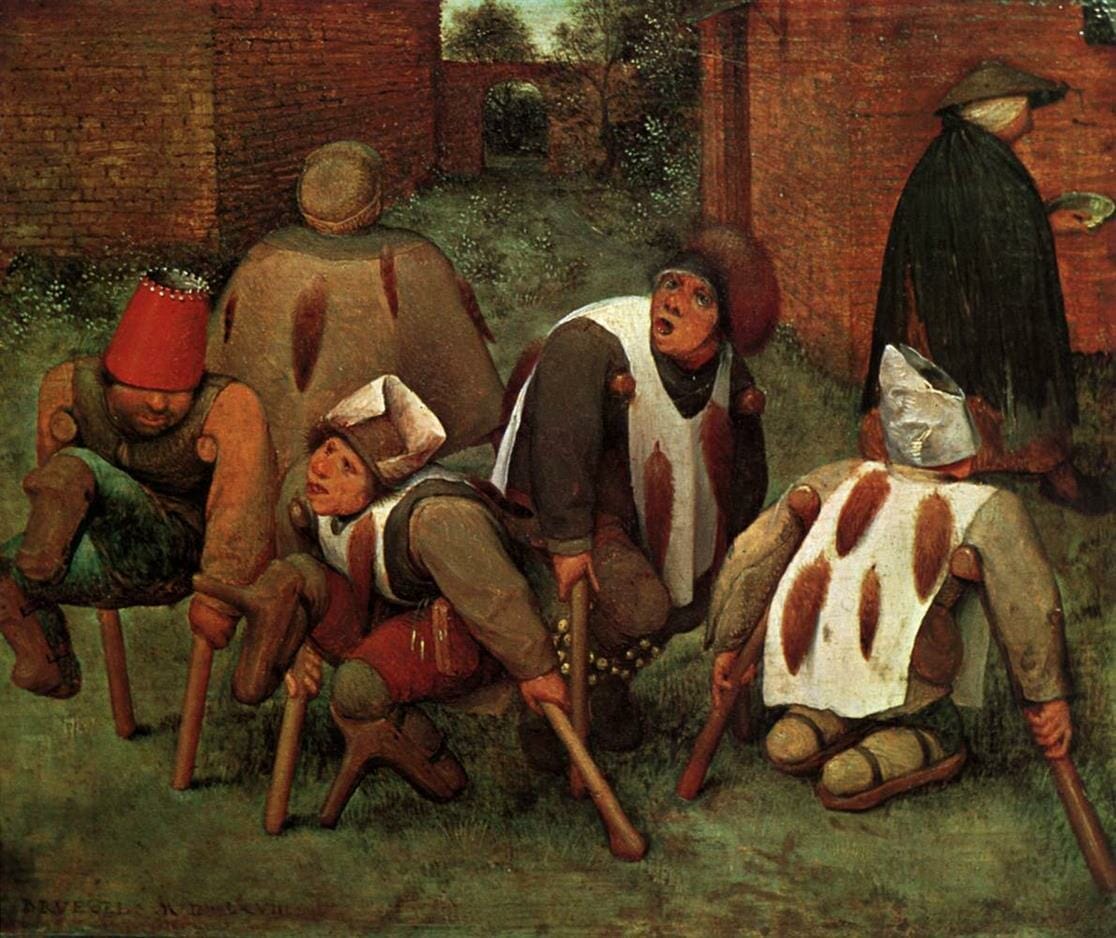 La corte dei miracoli secondo Bruegel