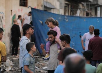 Il maltempo a Gaza