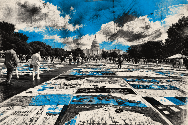 AIDS Memorial Quilt, il memoriale cucito con i nomi delle vittime 1